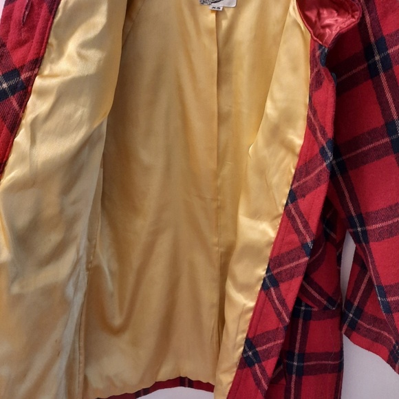 Plaid Jacket - Red XS - Picture 4 of 11